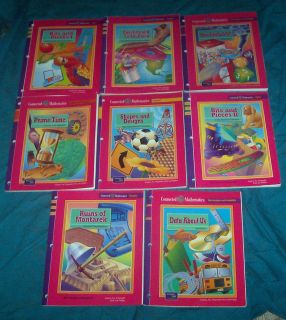 6th Grade Connected Math Student Books for 8 Topics Homeschooling