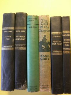 Zane Grey Lot of 6 Books