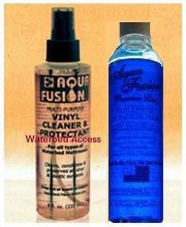  Waterbed Conditioner w 8 oz Vinyl Cleaner for Water bed Mattresses