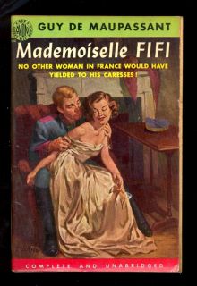 Mademoiselle Fifi Guy de Maupassant 1952 Avon 459 1st Erickson Cover