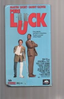Pure Luck Martin Short Danny Glover 1991 RARE VHS