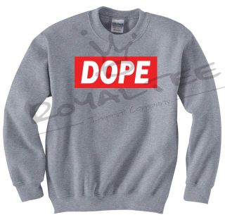 Dope Red Box JDM Crewneck Sweater ILLEST Obey Hype Swag Supreme BBC