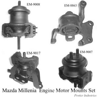 Mazda Millenia 1995 2002 Engine Motor Mount Set