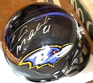 Chris McAlister Signed Autographed Baltimore Ravens Mini Helmet