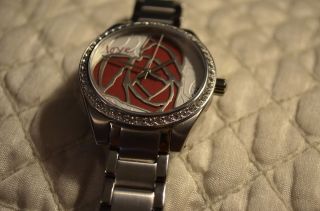 Fossil ES2302 Crystal and Heart Watch