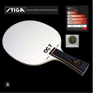 Stiga CC7 NCT Crystal Carbo Table Tennis Ping Pong Racket