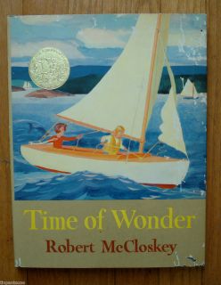 Time of Wonder Robert McCloskey Caldecott Medal Winner HBDJ 1966