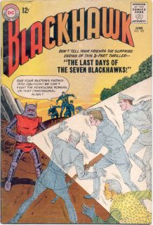 Blackhawk 185 DC Comics Silver Age War VG