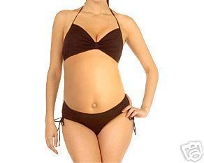 88 Black Bikini Swimsuit Mimi Maternity Medium