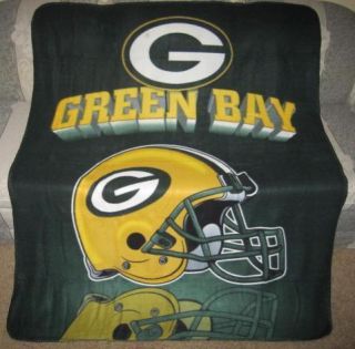 Packers Fleece Throw Blanket Team Gift NFL Football Team Rogers