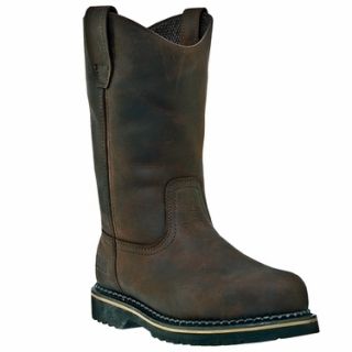 McRae Industrial Boot 10 Wellington Brown Genuine Leather MR85144 All