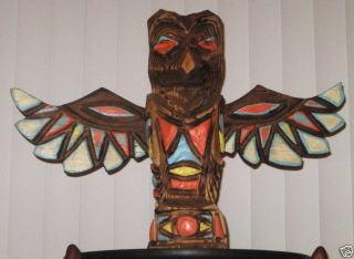 Mike Mcvay Tiki Chainsaw Art Totem Witco Era Modernist