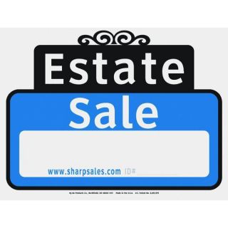 Pack 12 x 13 Estate Sale Signs by HY KO SSP 102