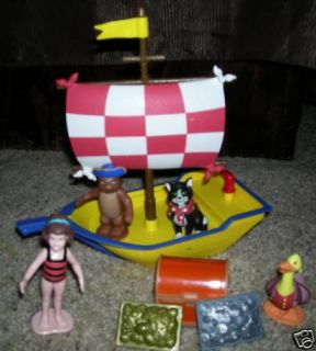 Maurice Sendak Little Bear PVC Figures Sail Boat Set