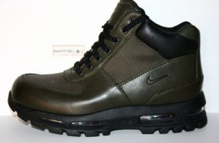 Authentic Nike Air Max Goadome II F L Boots Dark Army Green Black Men