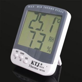 Indoor Max Min LCD Digital Humidity Hygrometer Temperature meter