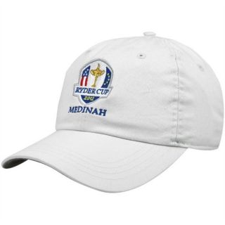 RYDER CUP 2012 Medinah Golf Cap Hat PGA Headwear WHITE Adjustable