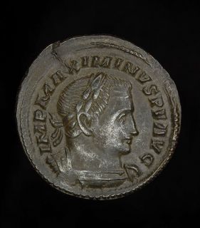 Roman Follis Coin of Emperor Maximinus II History of Rome