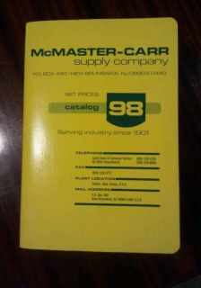 McMaster Carr Catalog 98