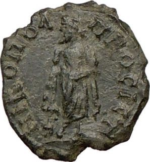  195AD Nicopolis ad Istrum Ancient Roman Coin ASCLEPIUS Medicine God