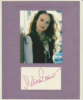 Melissa Errico Autograph Display Broadway Actress Signed Signature COA