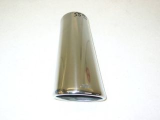 Megs Exhaust Tips Rolled Edge Oval Angle Cut Stainless Steel 5593W