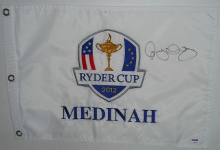 RORY MCILROY Signed Autographed 2012 RYDER CUP Golf FLAG MEDINAH C C