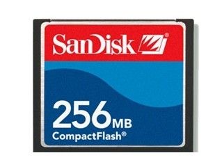 Sandisk 256MB Compact Flash CF card, Memory Card with plastic case