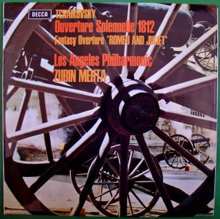 Zubin Mehta Tchaikovsky Overture 1812  Romeo Juliet Decca SXL 6448