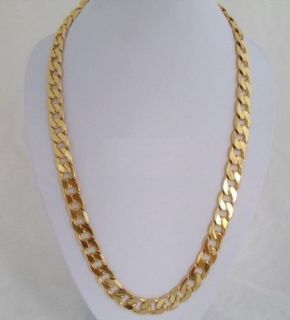 Hot Sell Heavy Mens 18K Gold Plated Necklace Chain