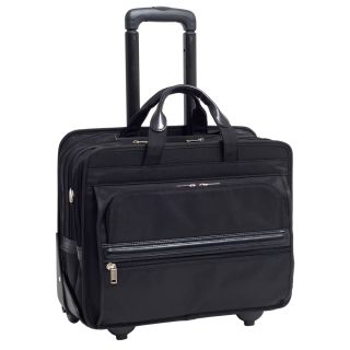 Mcklein FRANKLIN 17 Detachable Wheeled Briefcase, Rolling Laptop Case