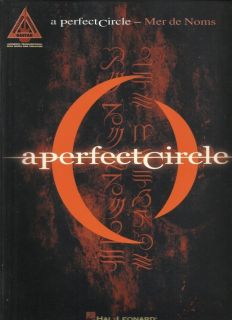 Perfect Circle Mer de Noms Guitar Tab Sheet Music 12 Rock Songs Book