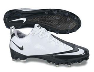 New Mens Nike Zoom Vapor Carbon Fly TD Football Cleats 10 White Black