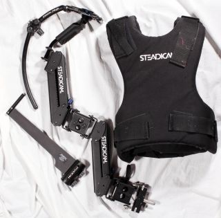 Steadicam Merlin Vest and Arm Cases and More Must See DSLR Sony Red