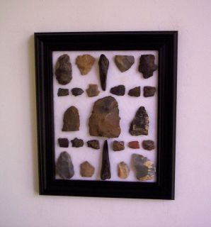 Tennessee Arrowheads Artifacts Great Display