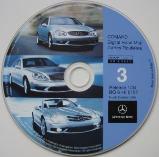 2002 2003 2004 Mercedes Benz SL600 SL500 SL55 AMG Navigation CD #3