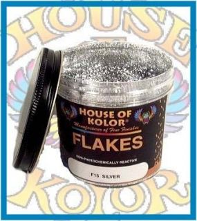 House of Kolor F15 Silver Metal Flakes 6oz Custom Paint