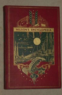 Antique Nelsons Encyclopedia Book Franklin Meine 1940
