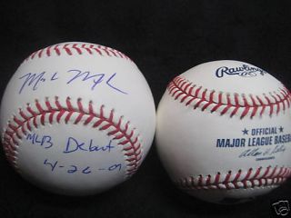 Mark Melancon Signed OML Baseball Boston Red Sox