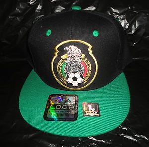 Mexico Soccer hat cap nacional Team Snap back flat build CAMPEON