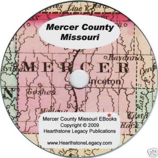 Mercer County Missouri Genealogy History Princeton MO