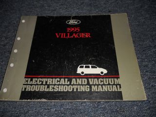 1995 Mercury Villager Wiring Electr Vacuum Evtm Manual