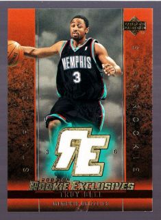 Troy Bell Memphis Grizzlies 2004 UD RC Jersey Relic