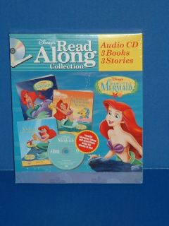 Disneys Read Along The Little Mermaid 3 Books 3 Stories CD