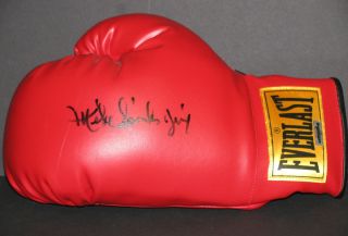 Michael Spinks Signed Everlast Boxing Glove The Jinx Autographed w