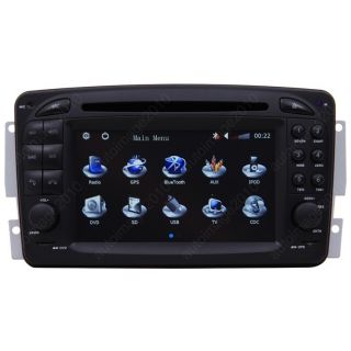 1998 02 Mercedes Benz SLK Class R170 Car GPS Navigation Radio TV iPod
