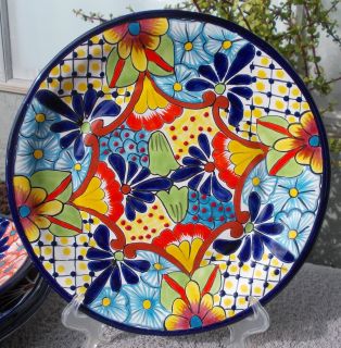 mexican handmade talavera no chips or cracks and is in perfect