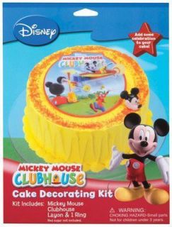Mickey Mouse Mickeys Clubhouse Cake Topper Decorating Kit Look