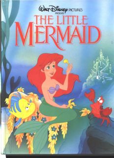The Little Mermaid Disney Twin Books 1989 Large Form