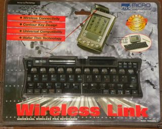 Micro Innovations Wireless Universal PDA Keyboard TKB680PK Palm Clio